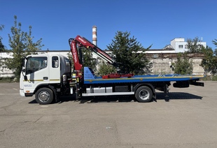 JAC N90 ЭВАКУАТОР СО СДВИЖНОЙ ПЛАТФОРМОЙ КМУ NR 811T 2S (4т)